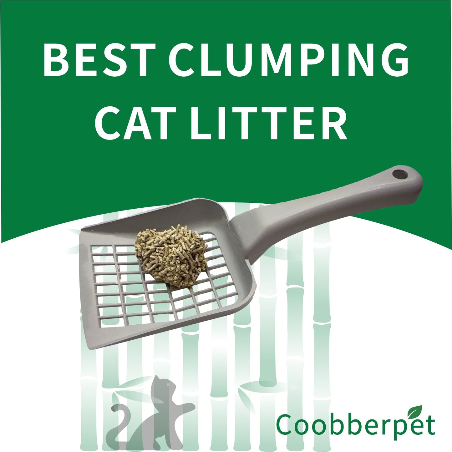 Coobberpet Bamboo Fiber Cat Litter: Eco-Friendly, Superior Odor