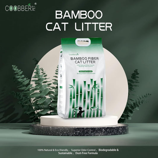 Coobberpet Bamboo Fiber Cat Litter: Eco-Friendly, Superior Odor