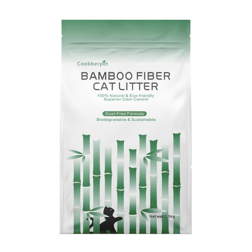 Coobberpet Bamboo Fiber Cat Litter: Eco-Friendly, Superior Odor