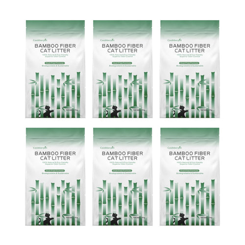 Coobberpet Bamboo Fiber Cat Litter: Eco-Friendly, Superior Odor